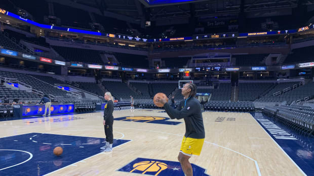 Indiana Pacers forward James Johnson